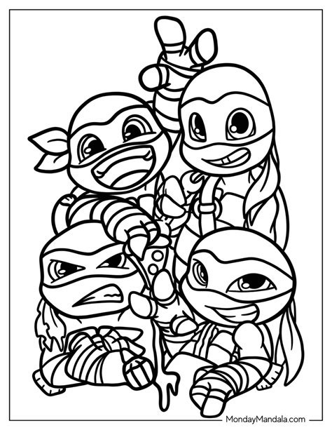 ninja turtle coloring books|tmnt color and trace book.